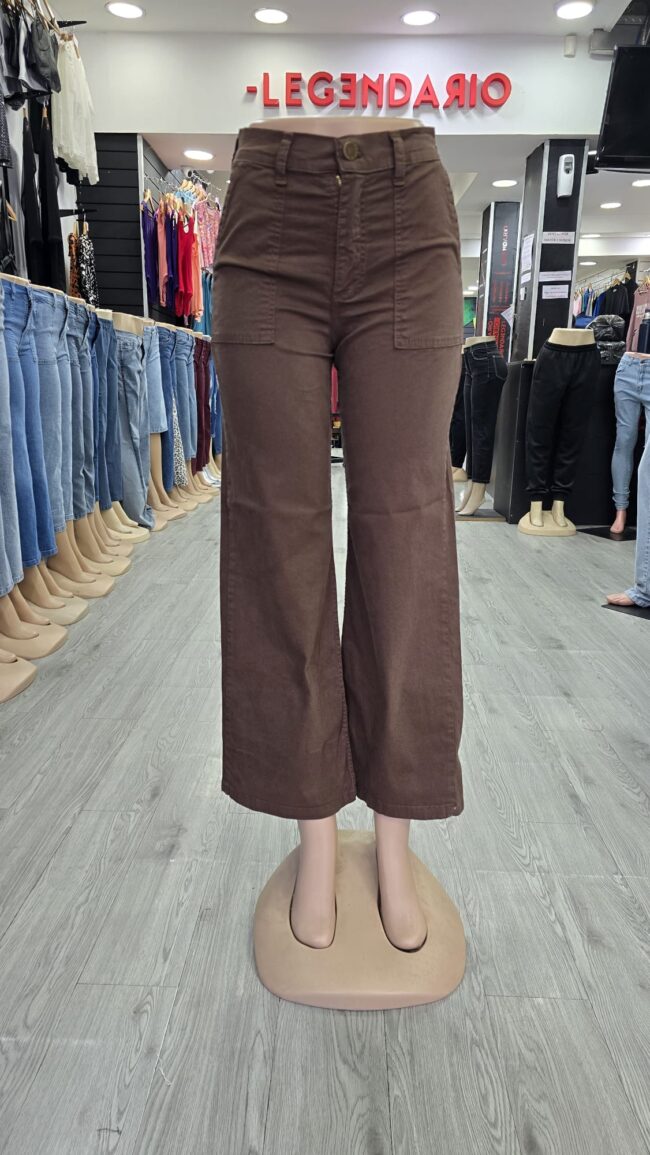 Jean Wide Leg Marrón - Imagen 2