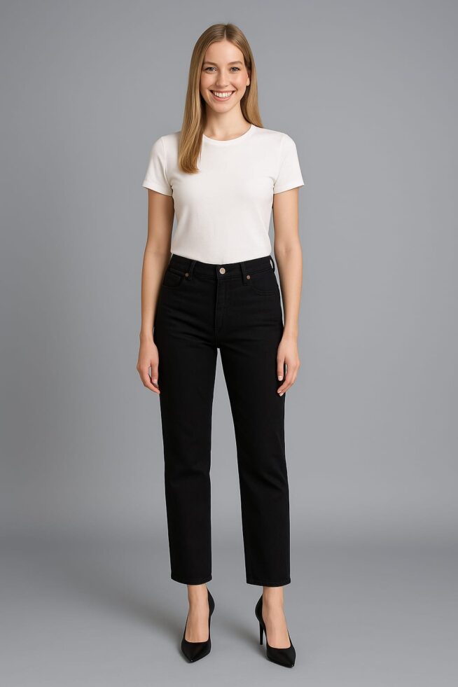 Jeans Mom Negro