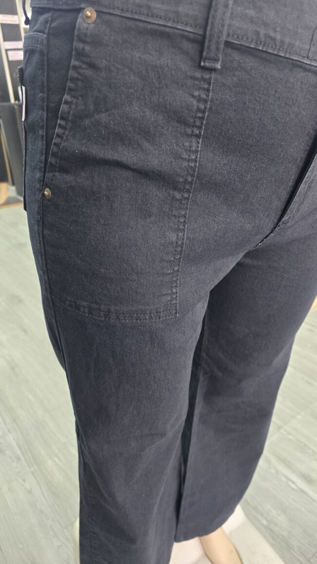 Jeans Wide Leg Negro - Imagen 4