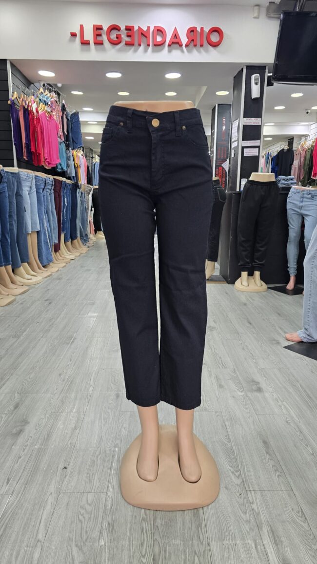 Jeans Mom Negro - Imagen 3