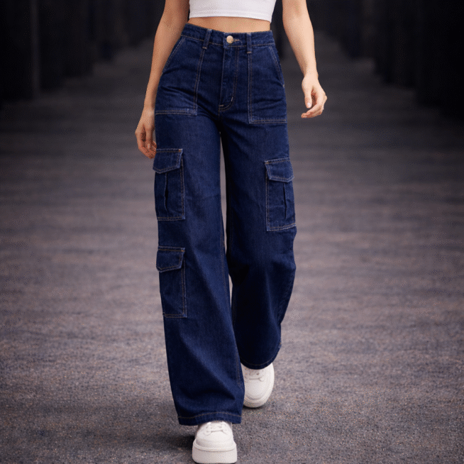 Jeans Cargo 3 Bolsillos Estela