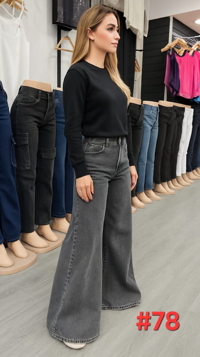 Jeans con Licra - Gris - Imagen 2