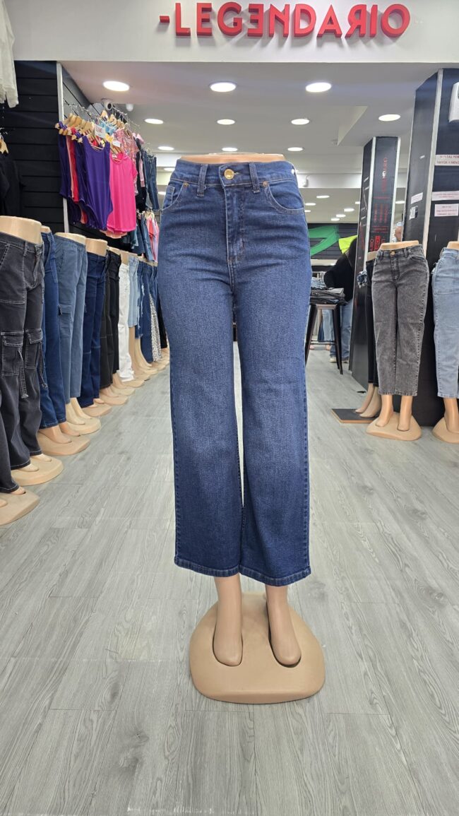 Jeans Denim con licra - Azul - Imagen 2