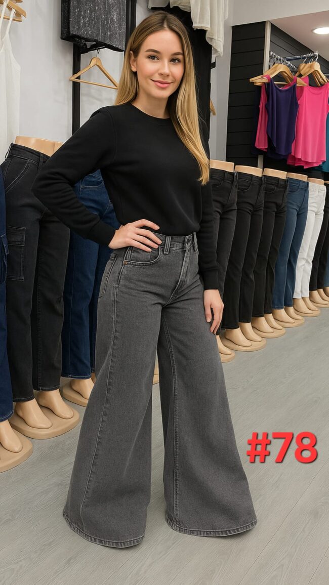 Jeans con Licra - Gris - Imagen 3
