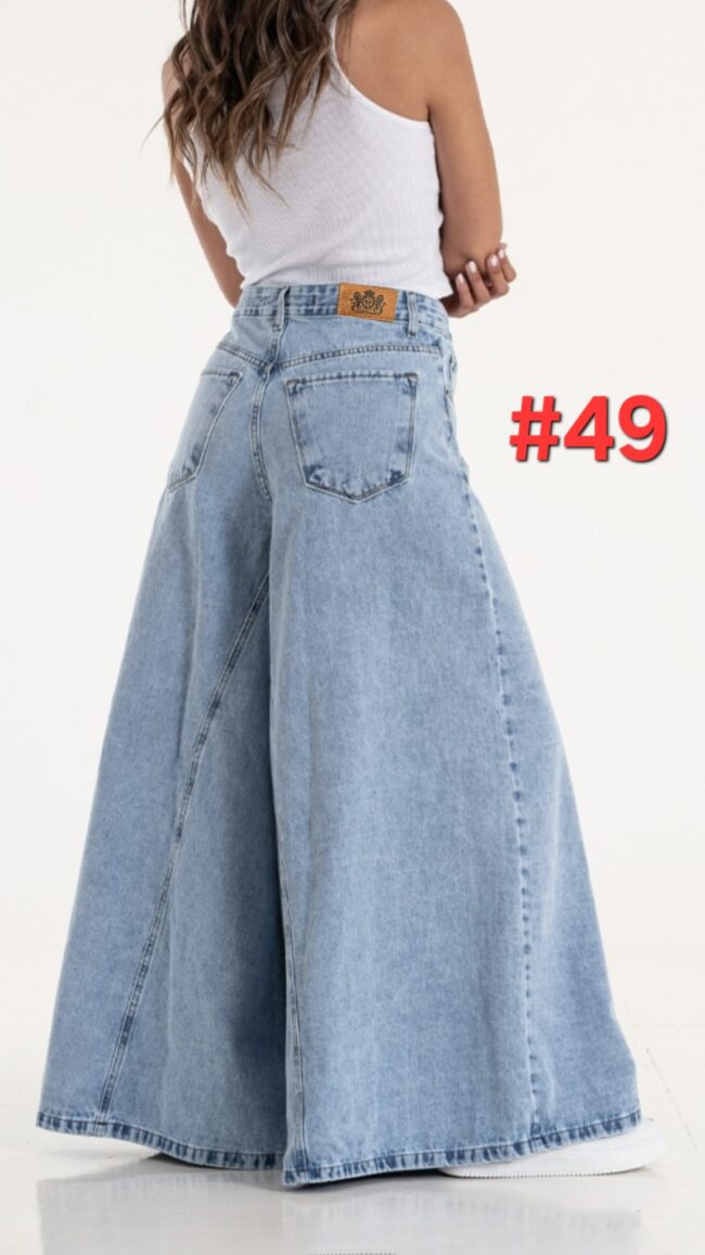 Jeans Oversize - Denim Azul Claro - Imagen 3