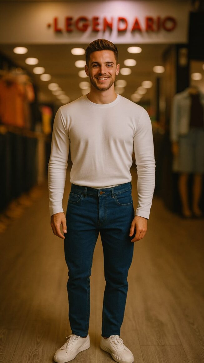 Jeans clásico  - Azul Oscuro