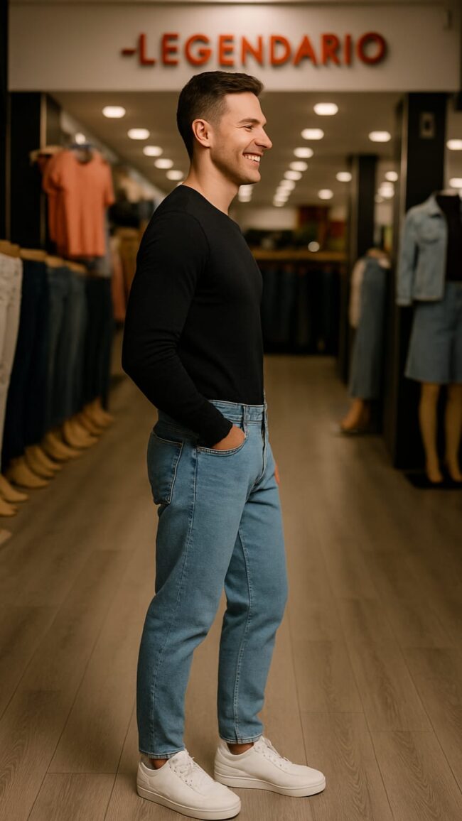 Jeans Clasico - Celeste - Imagen 2