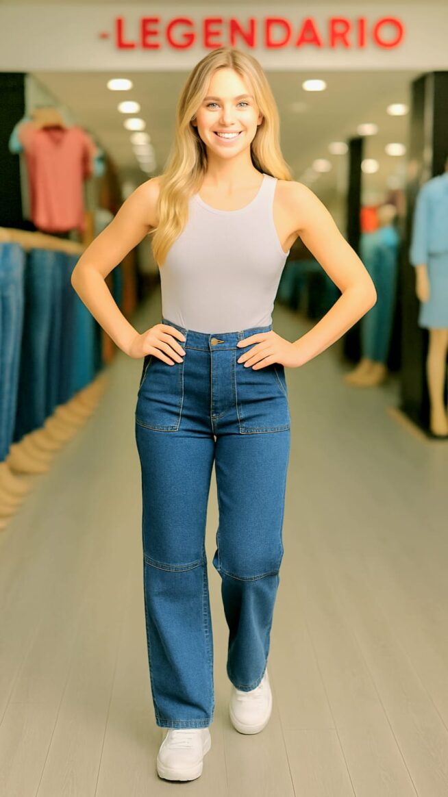 Jeans Denim con Licra