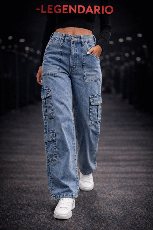 Jeans Cargo #80 - claro