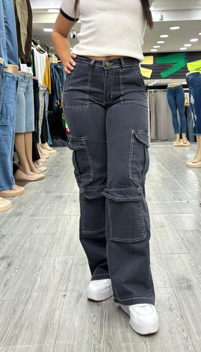 Jeans Cargo 4 Bolsillos #81