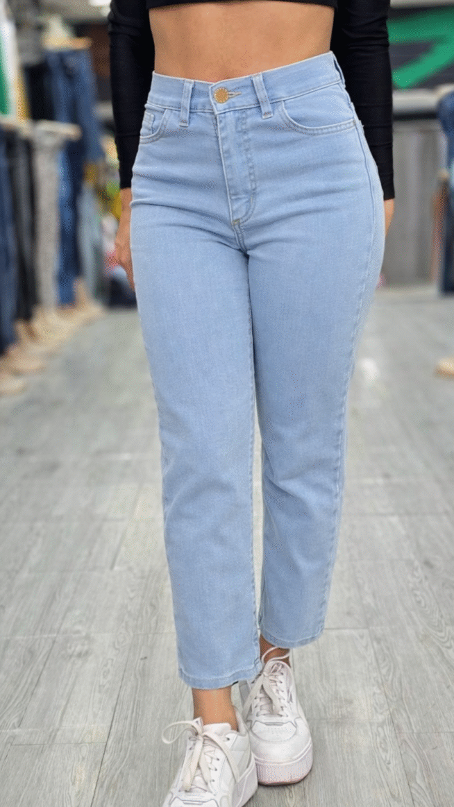 Jeans Moom #Creta, super alicrado