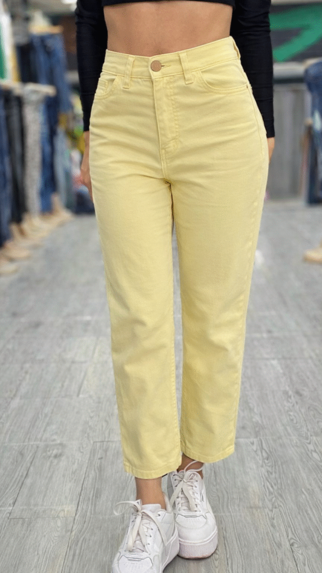 Pantalón #Moom Amarillo