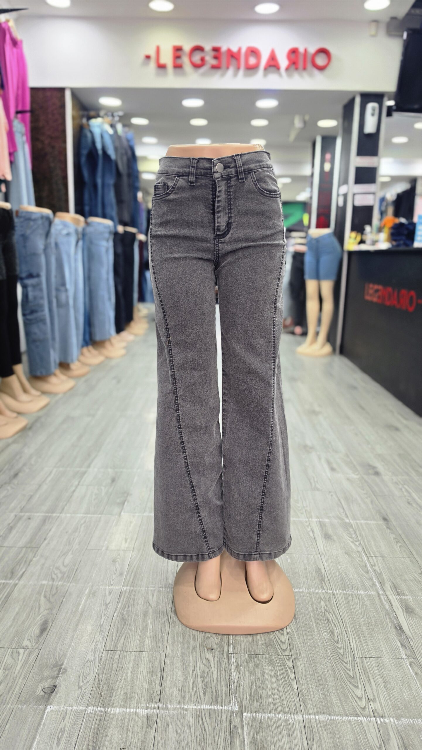 Jeans Samalia Gris (super alicrado) - Imagen 5