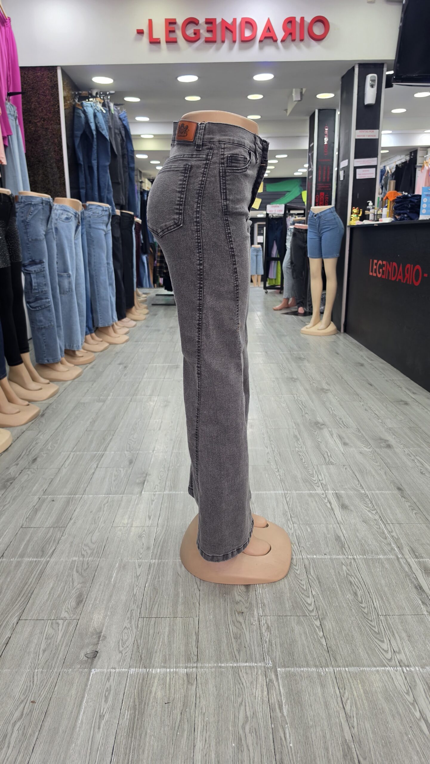 Jeans Samalia Gris (super alicrado) - Imagen 4