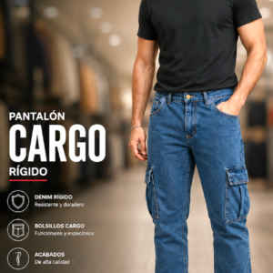 Jeans Cargo Rigido 2 Bols