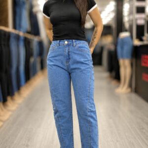 Jeans Baggy Pay Celeste Oscuro